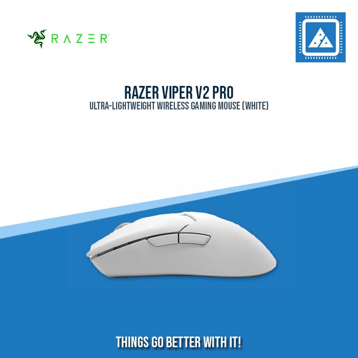RAZER VIPER V2 PRO ULTRA-LIGHTWEIGHT WIRELESS GAMING MOUSE (WHITE) RAZER VIPER V2 PRO ULTRA-LIGHTWEIGHT WIRELESS GAMING MOUSE (WHITE)